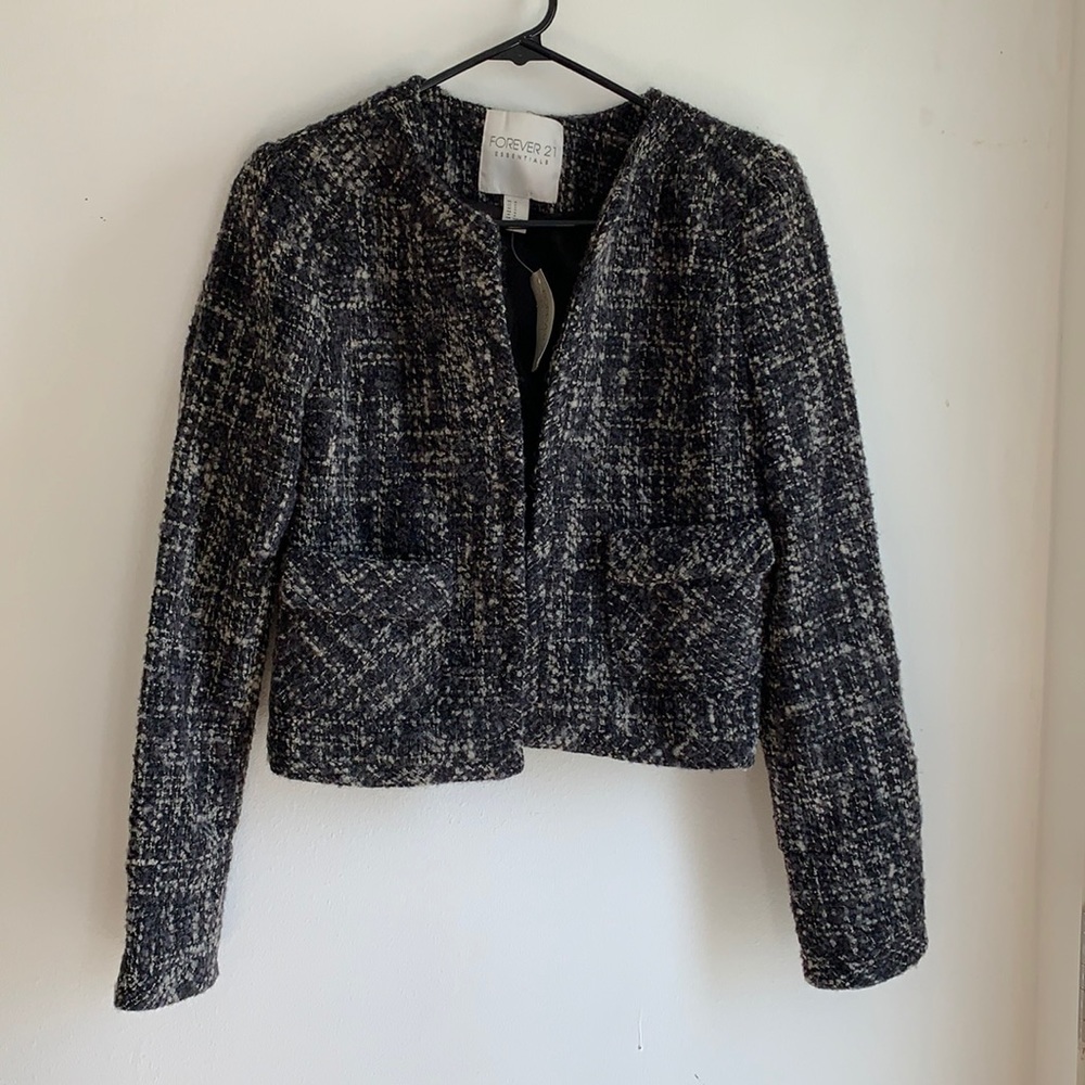 Crop blazer